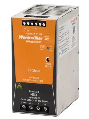 Časově Omezené Zdroj Weidmuller PRO ECO3 240W 24V 10A