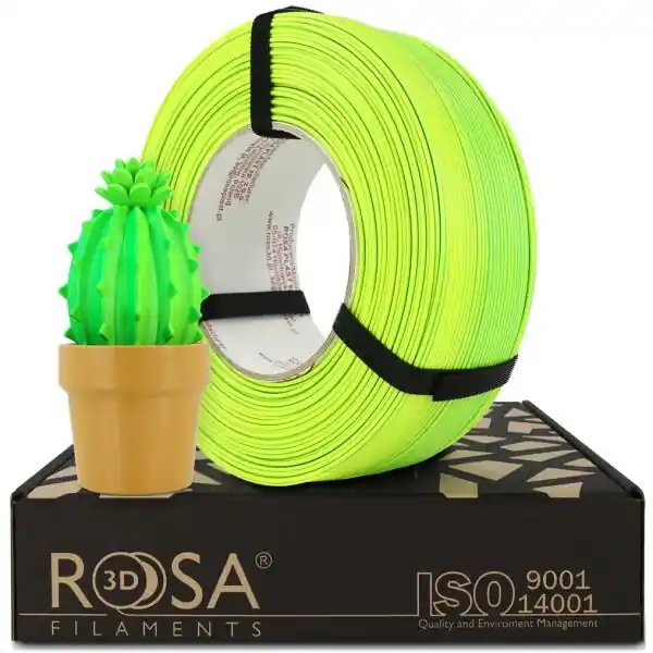 Zlevněný ReFill ROSA3D PLA MAGIC NEON MOJITO 1,75 mm 1 kg