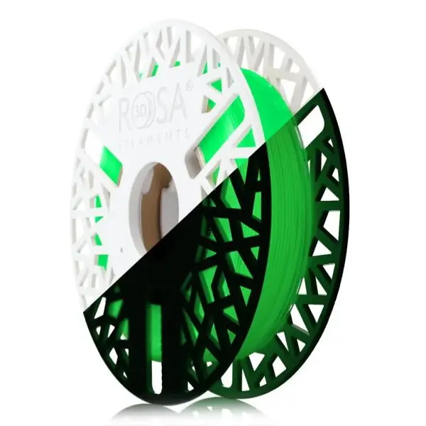 Filament ROSA3D PLA Starter SVÍTÍCÍ VE TMĚ - ZELENÁ UV SVÍTÍCÍ 1,75mm 0,5kg Cenově Výhodný