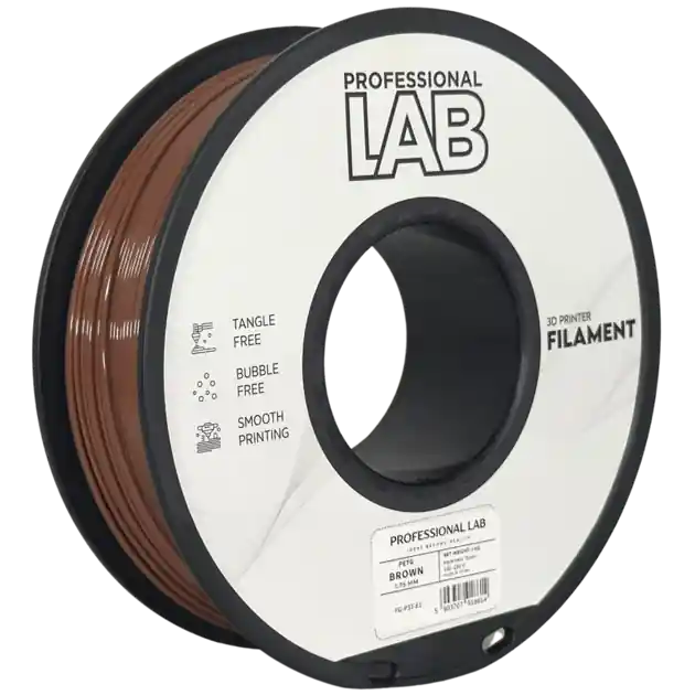 Značkový Filament PROFESSIONAL LAB PETG HNĚDÁ 1,75 mm 1 kg