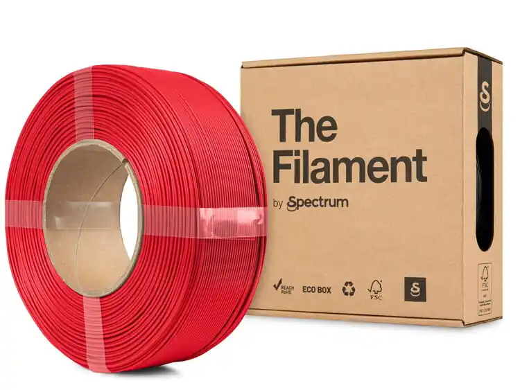 Akce ReFill TheFilament ASA ČERVENÁ "PURE" 1,75 mm 1 kg