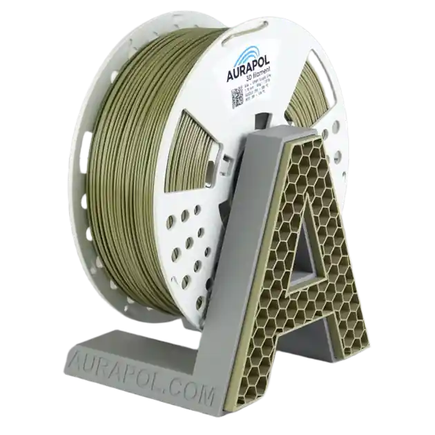 Značkový Filament AURAPOL ASA ARMY SUPPLY GREY 1,75 mm 850g.