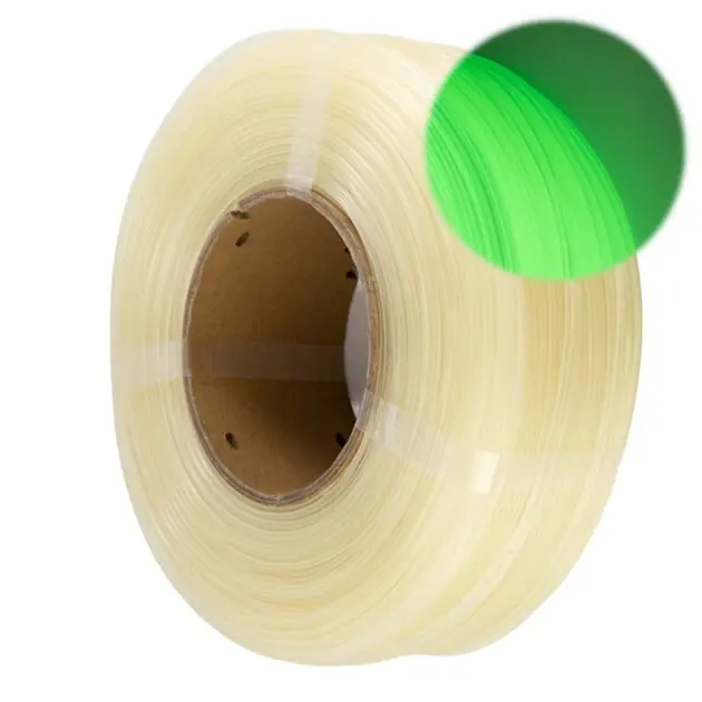 Vysoce Kvalitní ReFill AzureFilm PLA LUMOS BÍLÁ "GLOW" 1,75 mm 1 kg.