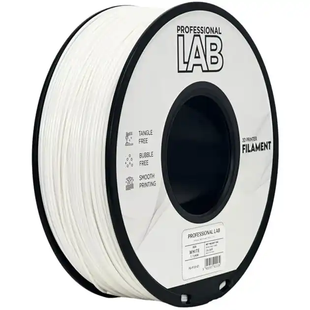 Filament PROFESSIONAL LAB ASA BÍLÁ 1,75 mm 1 kg Novinka