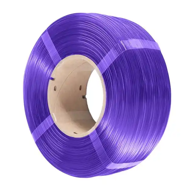 Zlevněný ReFill AzureFilm PETG FIALOVÁ TRANSPARENTNÍ 1,75 mm 1 kg.