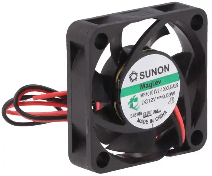 Tichý ventilátor 40 x 40 x 10 mm SUNON Tovární Cena
