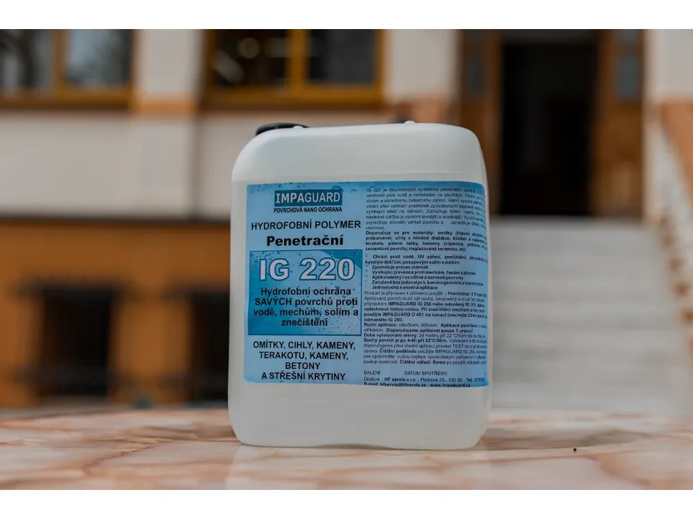 Akce IMPAGUARD 220 Hydrofobní 3D nano polymer 5 l