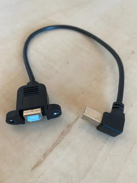 USB-B prodlužovací kabel Rychlé Dodání
