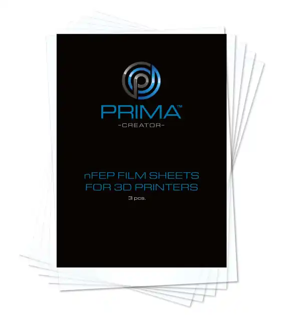 Koupit Online PrimaCreator nFEP Fóliové archy pro 3D tiskárny - 140 x 200 mm - Sada 3 kusů
