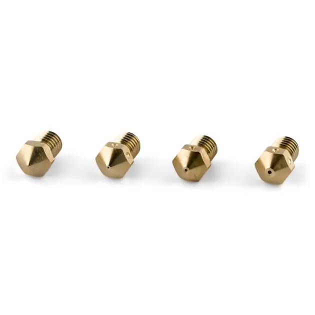 Mosazné trysky RepRap M6 různých velikostí pro filament 1,75 mm - 4 ks Top Prodej