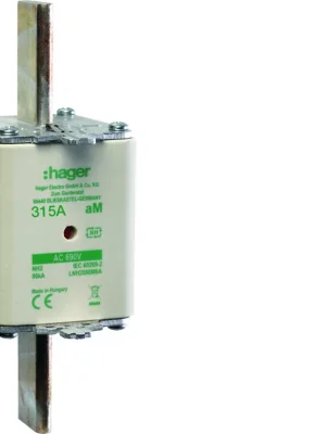 Cenový Hit HAGER Pojistka nožová, NH2, 315A aM, 690V AC (balení 3ks)