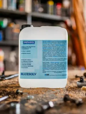 IMPASOL BLUESOLV Bezpečný, bezezbytkový odmašťovač 500 ml Poslední Šance