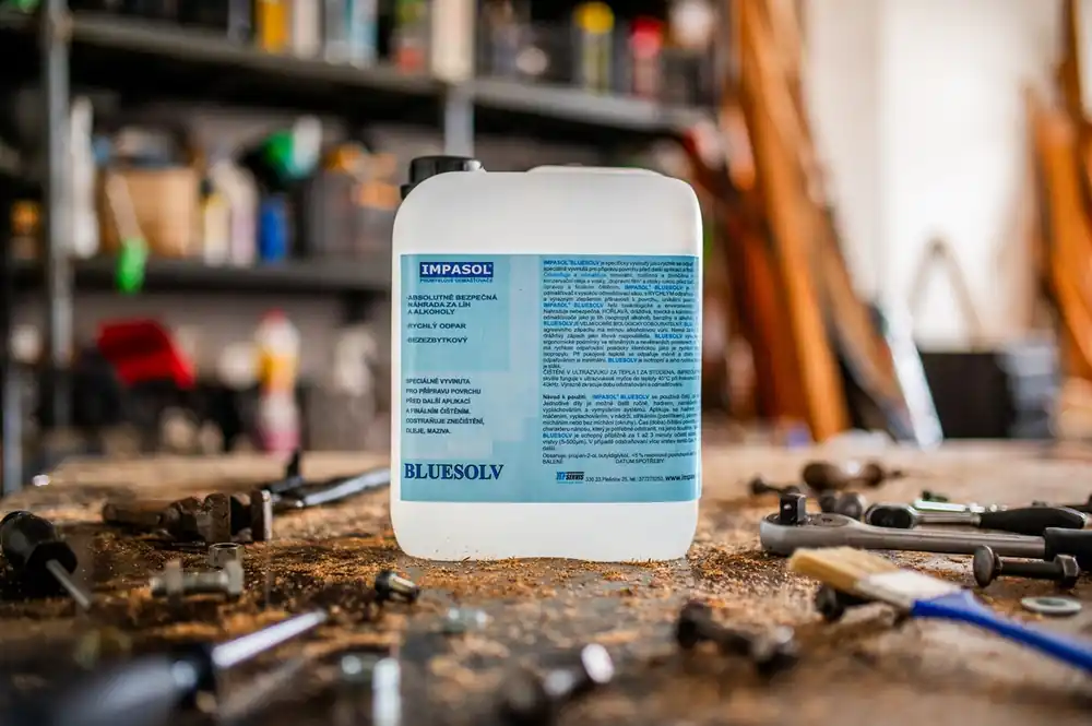 IMPASOL BLUESOLV Bezpečný, bezezbytkový odmašťovač 500 ml Poslední Šance