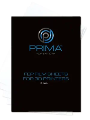 Bezpečná Platba PrimaCreator FEP fóliové archy pro 3D tiskárny - 140 x 200 mm - Pětikusové balení