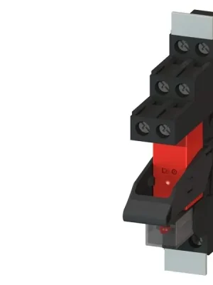 Tovární Cena SIEMENS Relé zásuvné kompletní přístroj AC230V, 2 CO, LED modul, červená, patice