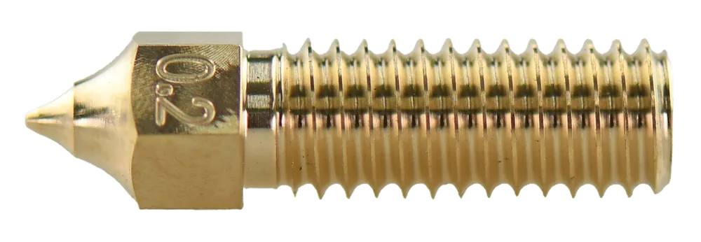 PrimaCreator Creality K1/ K1 Max Mosazná tryska 0,2 mm - 1 ks Omezená Nabídka