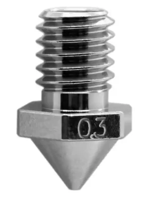 Koupit Online Mosazí potažená, opotřebení odolná tryska Micro Swiss pro Flashforge Creator Pro 3 - 0,6 mm