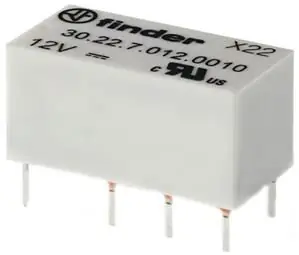 FINDER Relé 302270090010, DIL, PS, 2P/1,25A, 9V DC Originální