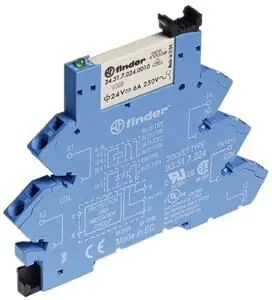 Značkový FINDER Vazební člen 386101250060, 1P/6A, 125V AC/DC