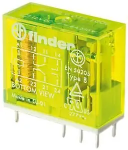 FINDER Relé 501290485000, DIN/PS, 2P/8A, 48 V DC Odeslání Ihned