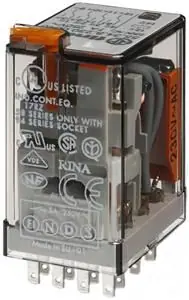 Originální FINDER Relé 553481205040, DIN, 4P/7A, 120V AC