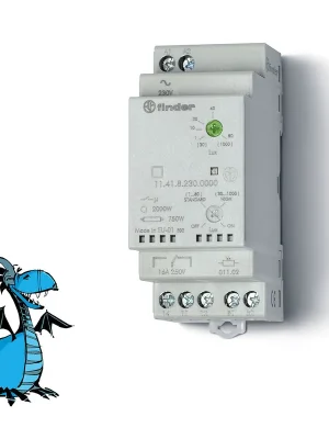 FINDER Soumrakový spínač 11.41.8.230.0000, 1P/16A, 230V AC Cenově Výhodný