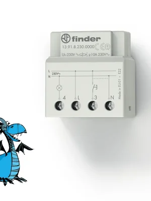 Novinka FINDER Impulzní spínač 139182300000, 1Z/10A, 230V AC