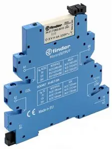 Nejprodávanější FINDER Relé 392100240060 MasterOUTPUT, 1P/6A, 24V AC/DC