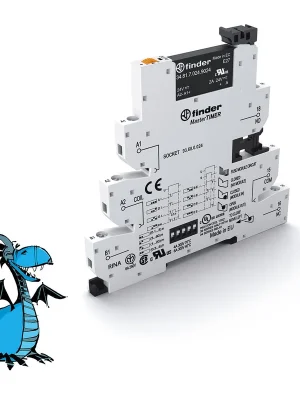 FINDER Vazební člen 39.80.0.024.9024, 1Z/2A/24V DC, 24V AC/DC Nakupujte Hned
