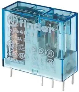 FINDER Relé 405290122000, DIN/PS, 2P/8A, 12V DC Expresní Doručení