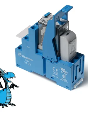 FINDER Vazební člen 583290120050, 2P/10A, 12V DC Jen Po Omezenou Doba