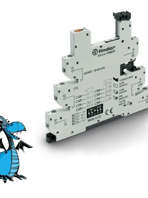 Autentický FINDER Patice 93.68.0.024, 12-24V AC/DC