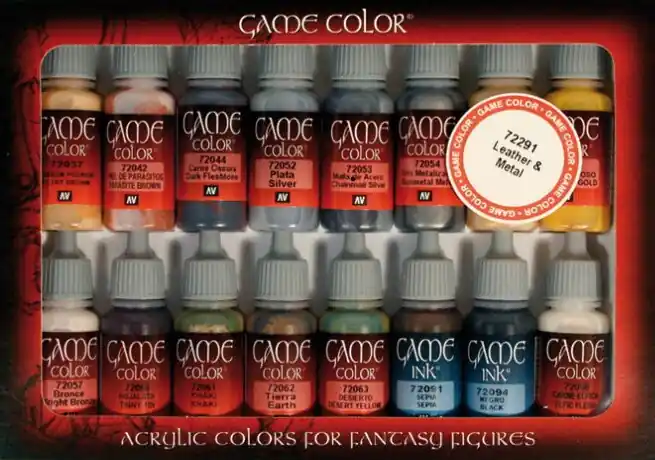 Vallejo Game Color Set - Leather and Metal 72291 Super Cena