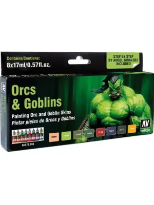 Cenová Bomba Vallejo Game Color Set - Orc and Goblins 72304
