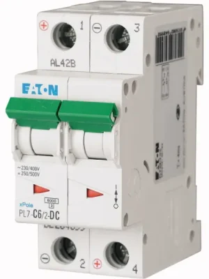 Značkový EATON Jistič 6C/2 DC PL7
