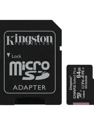 Kingston Canvas Select Plus microSD - 64 GB Akce